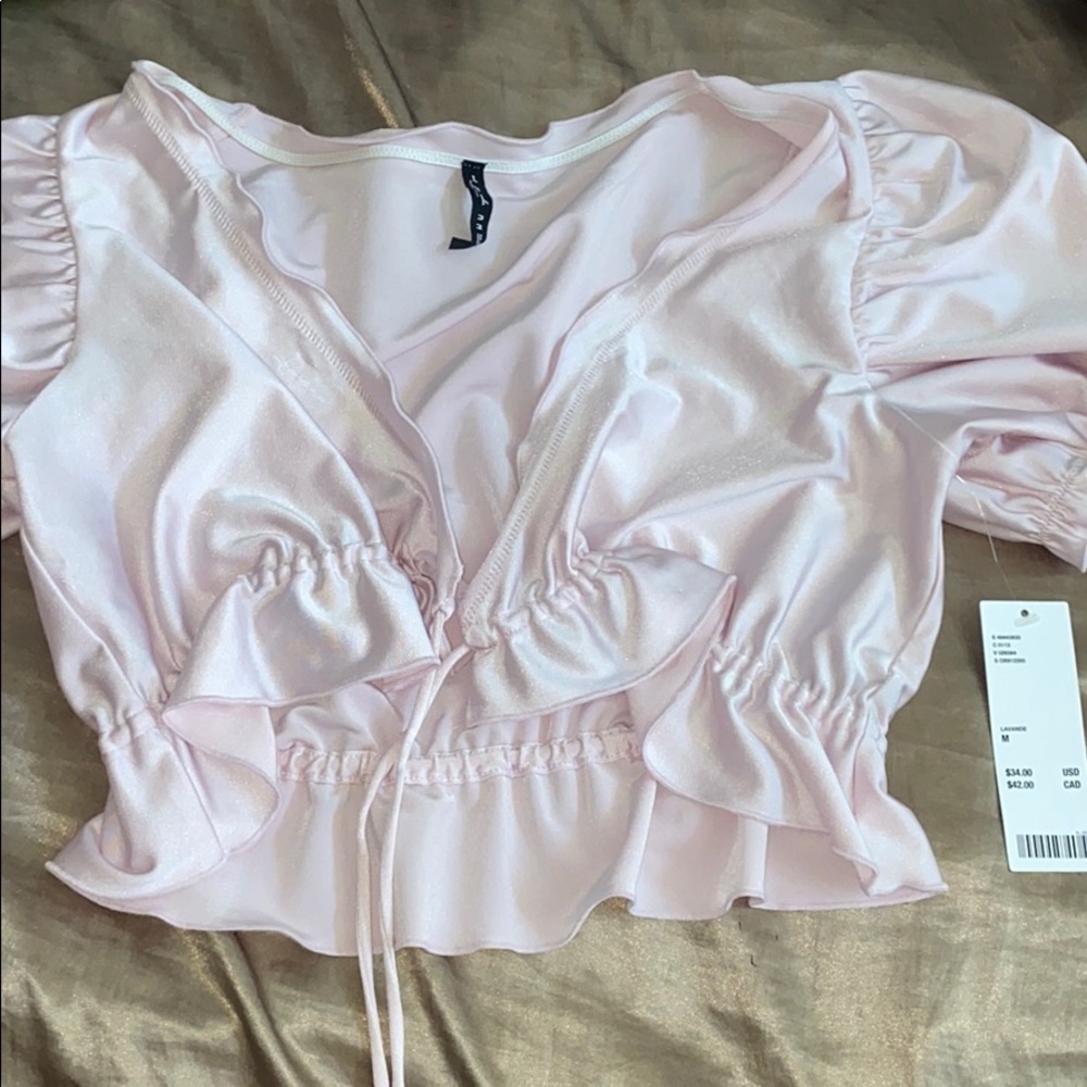 Urban Outfiters tie crop top
